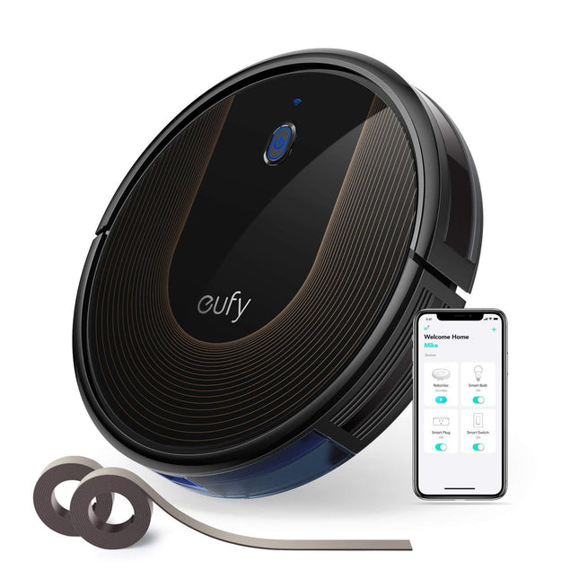 Eufy Boostiq Robovac 30C, Robot Vacuum Cleaner, Wifi, Superthin, 1500Pa Strong Suction, Boundary Strips Included, Selfcharging Robotic Vacuum Cleaner Reed