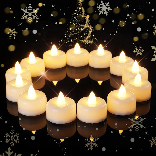 Raycare 150Pack Battery Operated Tea Lights Candles, Long Lasting Fake Candles, Flameless LED Tea Lights, Electric Candles for Wedding, Centerpieces, Home Decor, Halloween, Christmas