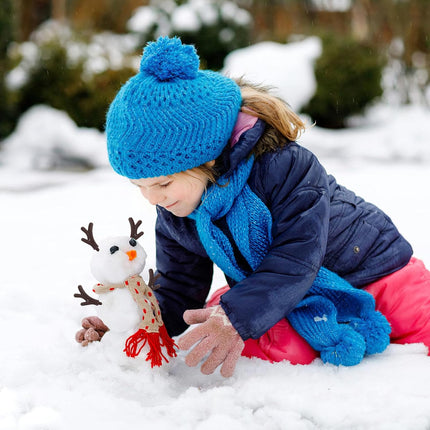 Operitacx 100pcs Mini Snowman Hand, Plastic Antlers Branch Christmas Snowman Hand for DIY Snowman Christmas Accessories
