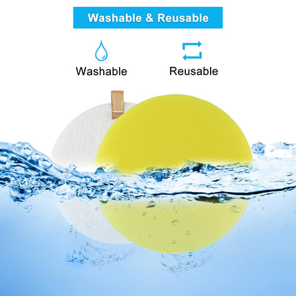 1650 16871 Febreze Vacuum Filter Compatible With Bissell Pet Hair Eraser Upright Vacuum Model 1650 Series, 1650A, 1650W, 16501, 16502, 1650C, 1650P, 1650R, Part 16871, 1608861, 1608860