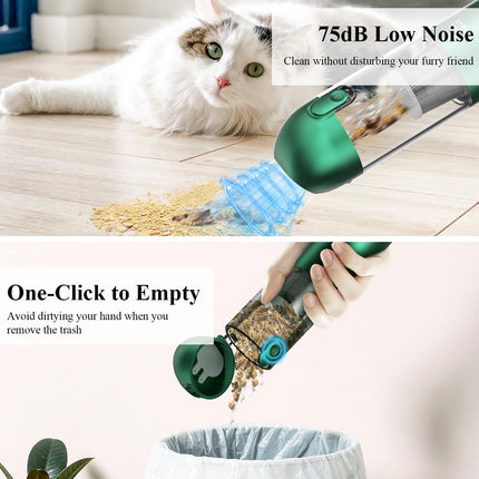 Minthouz 17000Pa Handheld Vacuum 120W Rechargeable Cordless Car Vacuum Cleaner With Ledsos Light For Car Home Keyboard