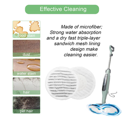 12 Pack S7001 S7201 S7000Amz Steam Mop Pads For Shark S7000 S7001Tgt S7005 S7020 Steam & Scrub Allinone Scrubbing Hard Floor Steam Mop Dirt Grip Soft Scrub Washable Pad. Part Xkitp7000