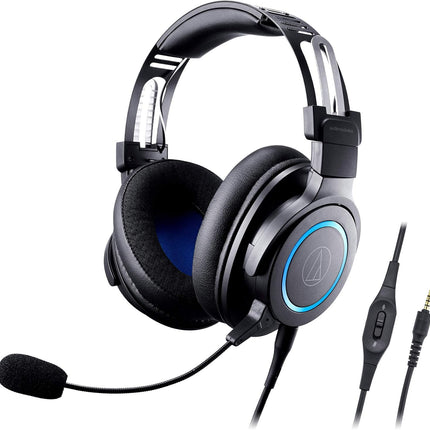 Audio-Technica ATH-G1 Premium Gaming Headset for PS5&Xbox Series X, Laptops, and PCs, with 3.5 mm Wired Connection, Detachable Mic, Black