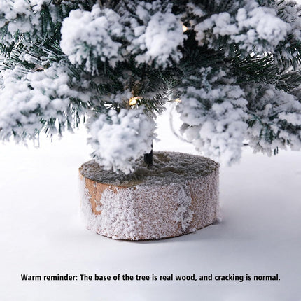 Tabletop Christmas Tree, 24inch/2ft Mini Christmas Tree, Tabletop Small Xmas Tree for Holiday Indoor DIY Christmas Decoration (White)