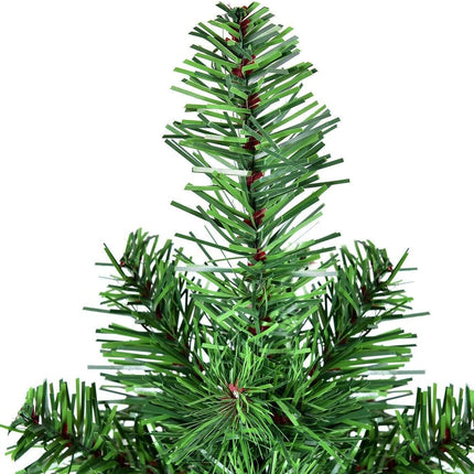 2ft Tabletop Christmas Tree, Small Artificial Spruce Tree in Burlap Base, Ideal for Home, Office, Shops, Holiday Decoration