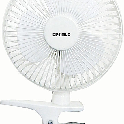Optimus F0600 6 Electric Fan, White