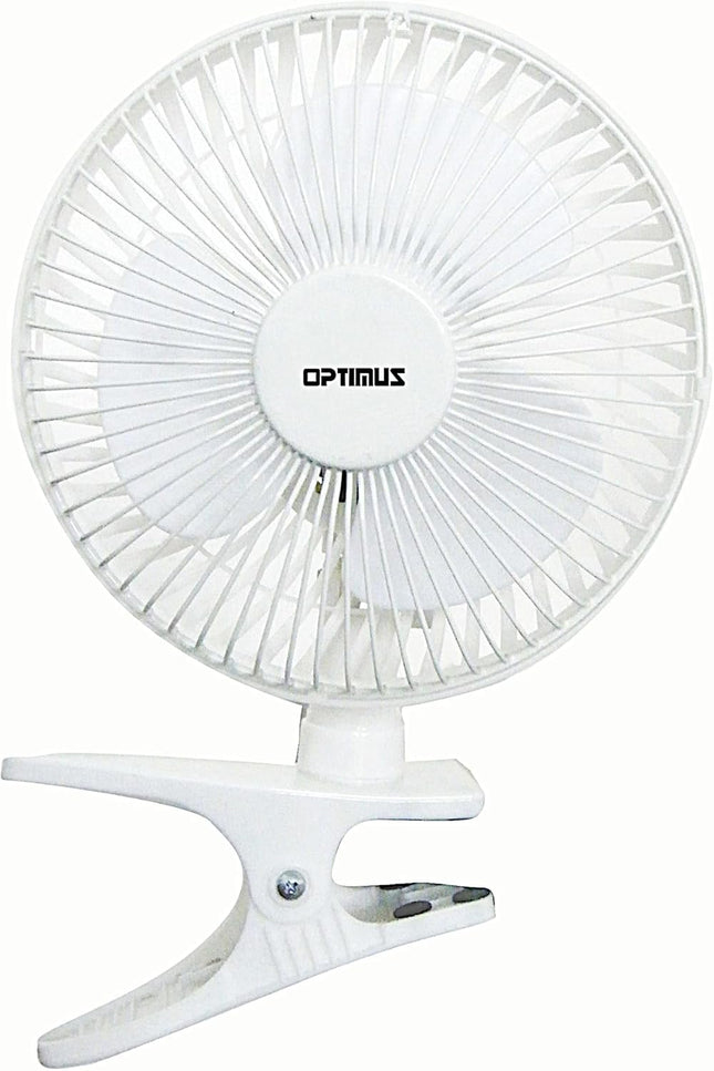 Optimus F0600 6 Electric Fan, White