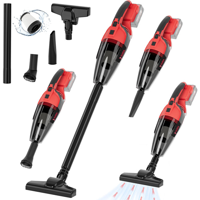 Uniqus Cordless Vacuum Cleaner For Milwaukee M18 18V Battery, Handheld Portable Vacuum Cleaner For Car Hard Floor Carpet Pet Hair Cleaning Tool Only, No Battery