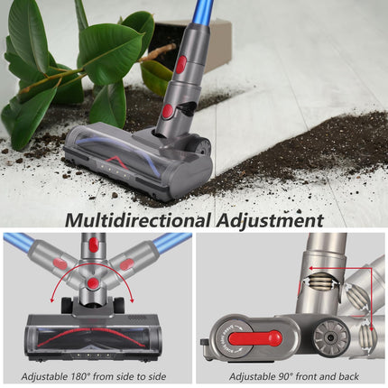 Vacuum Motorhead Roller Brush Head Compatible With Dyson Animal V7 V8 V10 V11 V15 Vacuum Parts Suitable Hardwood Floor Carpet Update