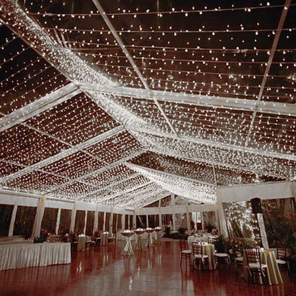Novelty Lights 25FT 50 LED Decorative String Lights Outside Lights For Yard, Led Christmas Lights Outdoor String Lights For Outside (Pure White)