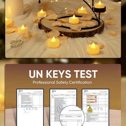 BEICHI 24 PCS Flameless TeaLights Candles with Timer, 6 Hours On and 18 Hours Off in 24 Hours Cycle Automatically, Battery Operated LED Tea Lights Flickering Votive Candles Timer Warm Yellow Light