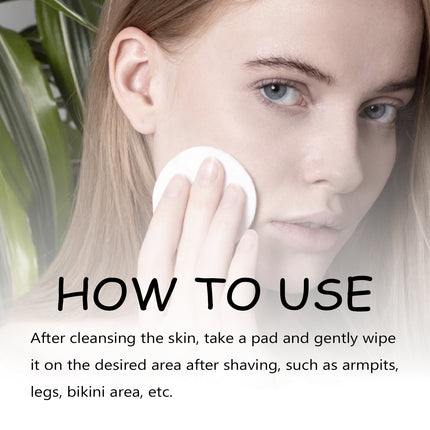 Ingrown Hair Pads, Lighten Acne Repair Delicate Pores Compact Smooth Skin Moisturizing