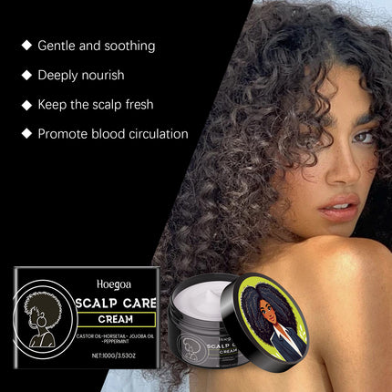 Hoegoa Scalp Care Cream Daily Gentle Care To Improve Dry Hair And Nourish Hair Smooth Luster