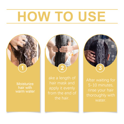 OUHOE  Collagen Hair Mask Nourishes Hair And Restores Dry And Frizzy Hair