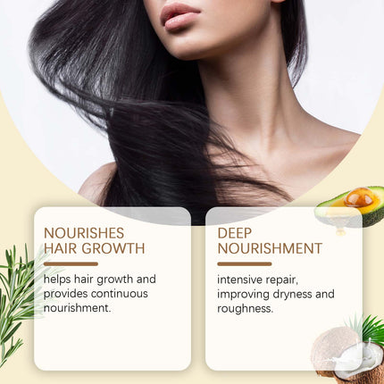 OUHOE Hair Care Essential Oil Nourishes Scalp, Strengthens Hair, And Nourishes Hair