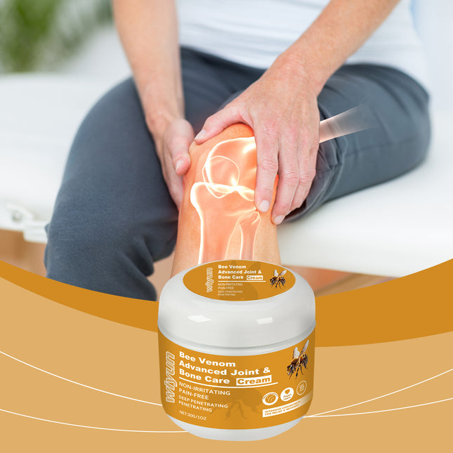Wiyun Bee Venom Joint Care Cream Gentle Nourishing Body Cream For Daily Topical Massage On Wrists And Knees