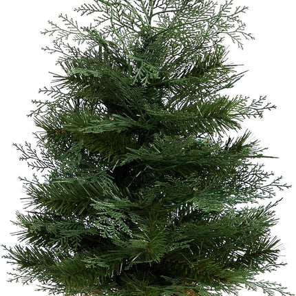Nearly Natural 2ft. Artificial Christmas Tree in Burlap Base with 35 Warm White LED Lights