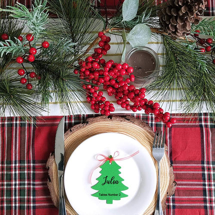 6' Long Christmas Artificial Pine Needle Garland Wired Rustic Twig Vine Birch Garland with Assorted Faux Red Berries Eucalyptus Leaves Natural Pine Cones Fir Sprigs Garland Holiday Season Winter Decor