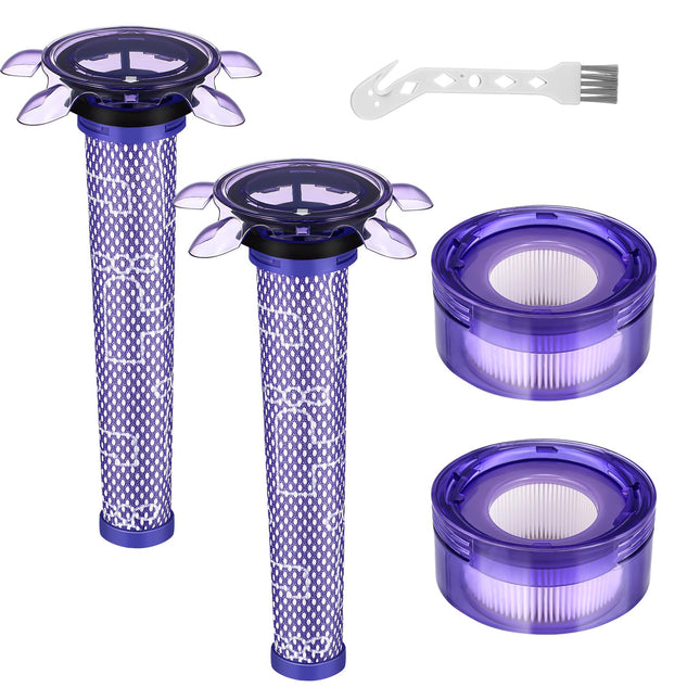 d V8 Vacuum Filter Kit Compatible With Dyson V8 Version Sv25 Dyson V8 Animal Extra 40590101Dyson V7 Model Sv37 Cordless Vacuum, 2 Filter Kits, Replaces Part 96566105
