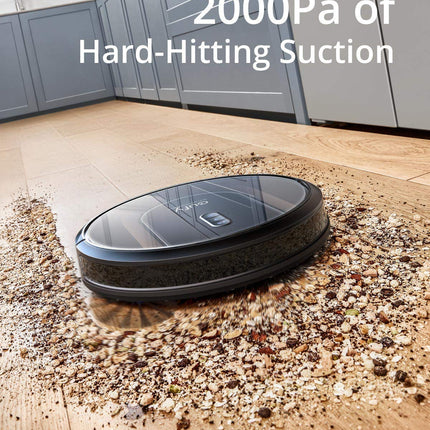 Eufy By Anker, Robovac G30 Hybrid, Dynamic Navigation 2.0, 2In1 Sweep And Mop, 2000Pa Powerful Suction,Robot Vacuum,Wifi, Boundary Stripsreed
