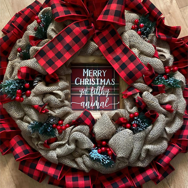 10 Pcs Christmas Berries Pine Cones for DIY Crafts-Christmas Tree Picks Spray Evergreen Artificial Pine Branches Holly Stem,Xmas Garland Décor, Wrap Embellishment (Red)