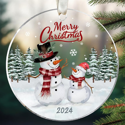 Funny Christmas Ornaments - Snowman Ornaments, Snowman Christmas Ornament, Snowman Tree Ornaments - Snowman Ornament - Christmas Ornaments, Christmas Tree Ornaments - Acrylic Ornament