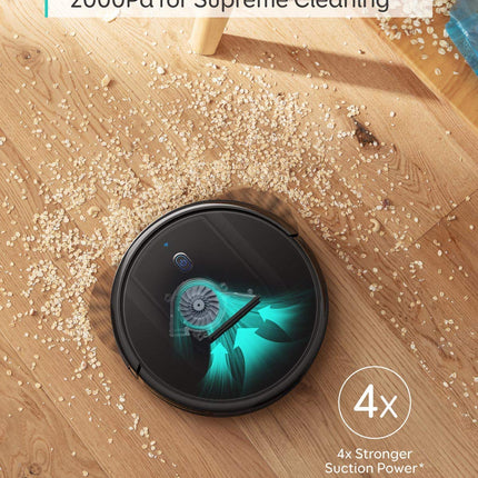 Eufy By Anker, Robovac G10 Hybrid, Smart Dynamic Navigation, 2In1 Sweep And Mop, Wifi, Superslim, 2000Pa Strong Suction, Quiet, Selfcharging, For Hard Floors Onlyreed