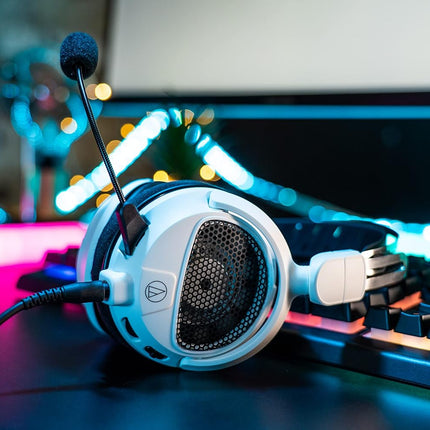 Audio-Technica ATH-GDL3WH Open-Back Gaming Headset, White