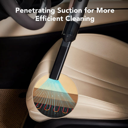 Coclean Super Lightweight Handheld Vacuum Cleaner, Integrating Suction And Blowing In One, 12000Pa Strong Suction, Runtime Up To 25Min, Typec Charging For Home And Car Clean
