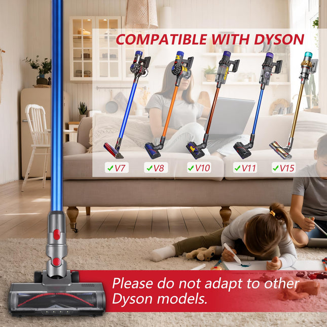 Vacuum Motorhead Roller Brush Head Compatible With Dyson Animal V7 V8 V10 V11 V15 Vacuum Parts Suitable Hardwood Floor Carpet Update