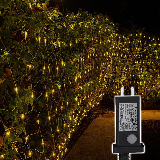 Net Lights Outdoor, 270 LED Christmas Net Lights for Bushes, Connectable mesh Lights with 8 Lighting Modes, 10×10 FT Waterproof Fairy Lights for Garden, Backyard, Holiday
