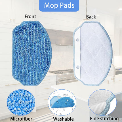Vvhooy Parts Compatible With Mamnv Br150 Br151, Br150 Br151, Gttvo Br150Br151 Robot Vacuum, Robot Vacuum Accessories Kits 2 Hepa Filters 2 Mop Pads 4 Side Brushes