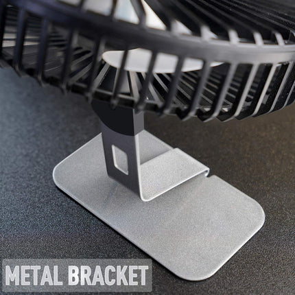 Slenpet 6 Inch Usb Desk Fan, Adjustable Tilt, 4 Speeds, UltraQuiet, 90Rotation, Portable, Metal Base, Silver