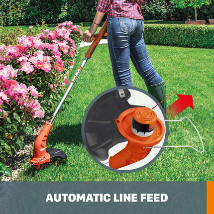 Worx WG154 20V PowerShare 10" - 12" Cordless String Trimmer & Edger (Battery & Charger Included)