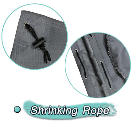 Waterproof Trimmer Cover and Engine Waterproof Cover are Suitable for Trimming Machine, Lawn Mower, Electric Saw, Hedge and Rod Saw. 600D Heavy Oxford Cloth 12D x 15.6h inch（3pack） (grey-600D（3pack）)