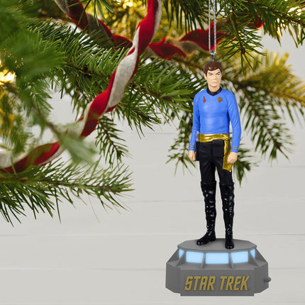 Hallmark Keepsake Christmas Ornament , Star Trek Mirror, Mirror Collection - Bones, Doctor Leonard McCoy, Light and Sound