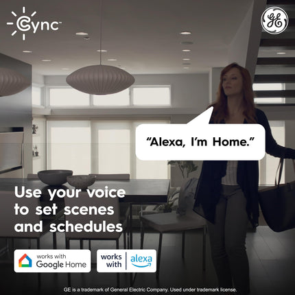 Cync GE Reveal HD+ Smart LED Recessed Downlight Fixture, Color Changing LED Light, Works with Alexa and Google Home, Matter Compatible, Ceiling Light Fixture, Great Christmas s, 6 Inch (3 Pack)