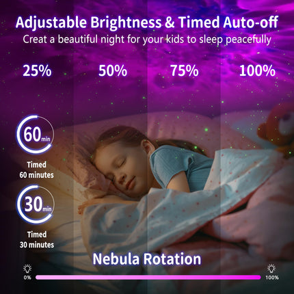 Star Projector Astronaut Galaxy Night Light for Babys, Starry Light Projector with Nebula, Space Star Projector with Timer & Remote Control, Room Decor, s for Baby, Adults, Christmas