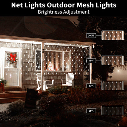 ZAIYW 660 LED Net Lights 20Ft x 13Ft Large Christmas Net Lights Plug in, Waterproof Outdoor Mesh Lights with Remote Control Timer for Bushes Garden Tree Holiday Decor (Cool White)