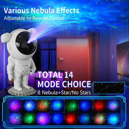Star Projector Astronaut Galaxy Night Light for Babys, Starry Light Projector with Nebula, Space Star Projector with Timer & Remote Control, Room Decor, s for Baby, Adults, Christmas