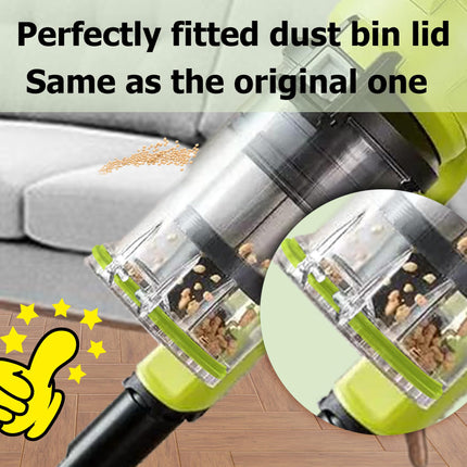 Gasket Compatible With Ryobi 18V Stick Vaccum Dust Bin Lid, Easytoinstall Seal For Improved Dust Containment, Works For Models Pcl720, Pblsv716, Pblsv717