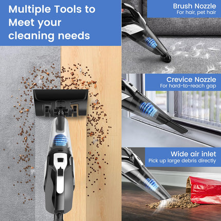 Vacuum Cleaner, Stick Vacuum Corded, 20000 Pa Powerful Suction Small Vacuum Cleaners For Home, Lightweight 4In1 Mini Vacuum, Portable Hand Held Vac For Hard Floor, H611