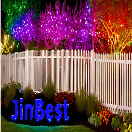 100 LED Purple Christmas Lights, UL and Commercial Grade White Wire String Lights 35 FT, for Indoor Outdoor Halloween, Easter, Spring, Garden.