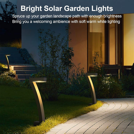 Wdtpro Solar Outdoor Lights Pathway, 6 Pack Bright Outdoor Solar Lights Waterproof, 12 Hrs Solar Garden Lights Decorative, Auto O