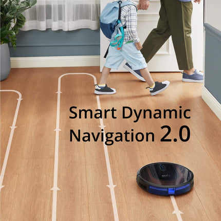 Eufy By Anker, Robovac G30 Hybrid, Dynamic Navigation 2.0, 2In1 Sweep And Mop, 2000Pa Powerful Suction,Robot Vacuum,Wifi, Boundary Stripsreed