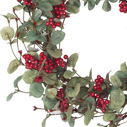 18 Inch Christmas Wreath Christmas Decorations with Berries Winter Wreath