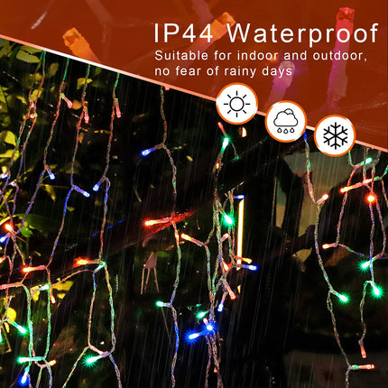 Christmas Decorations 320 LED Star String Lights Christmas Star Tree Lights for Xmas Party Wedding Patio Year Holiday