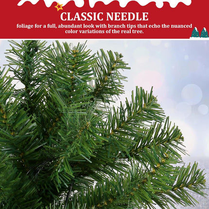 Suyncll 6ft Premium Spruce Artificial Holiday Giant Christmas Tree for Home, Office, Party Decoration (SY1)