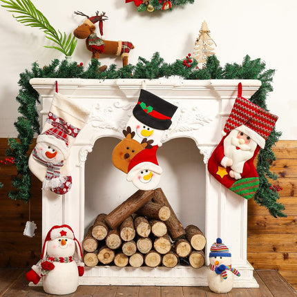 Pre-lit 9 ft Christmas Garland with Red Berries and Pine Cones, 50 Waterproof LED Lights (1)