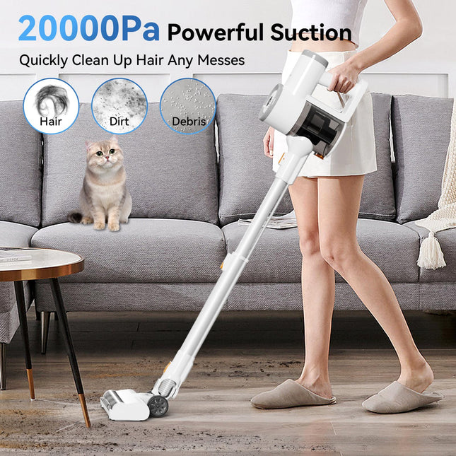 Lydsto Cordless Vacuum Cleaner, 6In1 20Kpa Powerful Suction Stick Vacuum With Smart Led Display, Up To 35 Min Runtime, Powerful Cordless Vacuum For Hardwood Floors,V11 Max